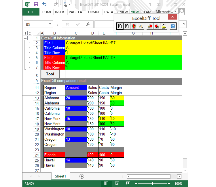 Excel Diff Compare Suite Riset